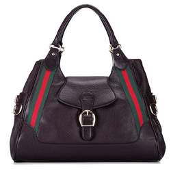 1:1 Gucci 247599 Gucci Heritage Medium Shoulder Bags-Coffee Leather - Click Image to Close
